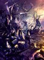 Free download Warhammer 40k - Craftworld Alaitoc Eldar Fighting Ultramarines [Copyright MajesticChicken] free photo or picture to be edited with GIMP online image editor